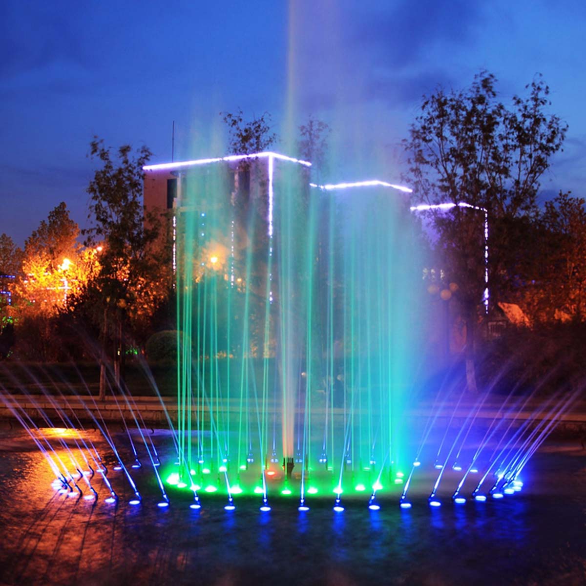 Прожектор для фонтана Aquaviva LED (3led 3W 12V AC/DC) Белый теплый