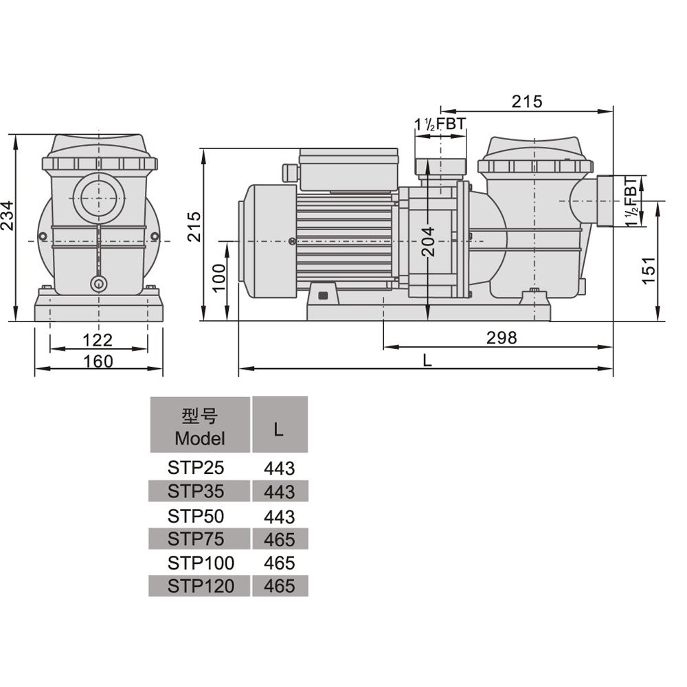 Насос для бассейна Aquaviva LX STP100M (10м³/ч 0.74кВт 220В)